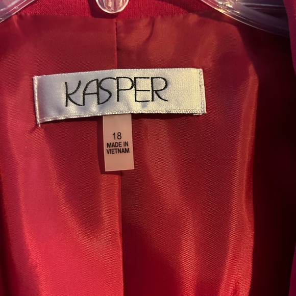 Women’s lined Raspberry Blazer - Kasper - Picture 4 of 4
